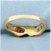 Image 4 : Modern Abstract Design Diamond Ring in 14K Yellow Gold