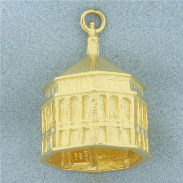 Baptistery of San Giovanni Pendant in 18K Yellow Gold