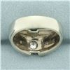 Image 4 : Mens Diamond Ring in 14k White Gold