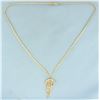 Image 1 : 18 Inch Riccio Tassel Necklace in 14k Yellow Gold