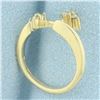 Image 3 : Diamond Ring Enhancer Jacket in 14k Yellow Gold