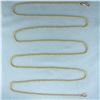 Image 1 : 48 Inch Rope Link Chain Necklace 14k Yellow Gold