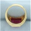 Image 5 : Mens Masonic Shriners Ring in 10k Yellow Gold