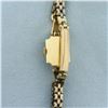 Image 3 : Antique Helbros Diamond Ladies Watch in 14k Yellow Gold Case