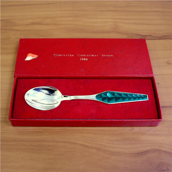 Sorenco Denmark 1966 Sterling Silver Christmas Spoon