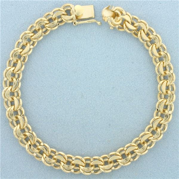 Chino Link Bracelet in 14k Yellow Gold