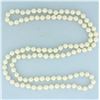 Image 1 : 29 Inch Cultured Akoya Pearl Strand Necklace