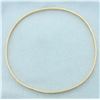 Image 2 : Beveled Design Bangle Bracelet in 18k Yellow Gold
