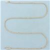 Image 1 : 16 Inch Rope Link Chain Necklace in 14k Rose Gold