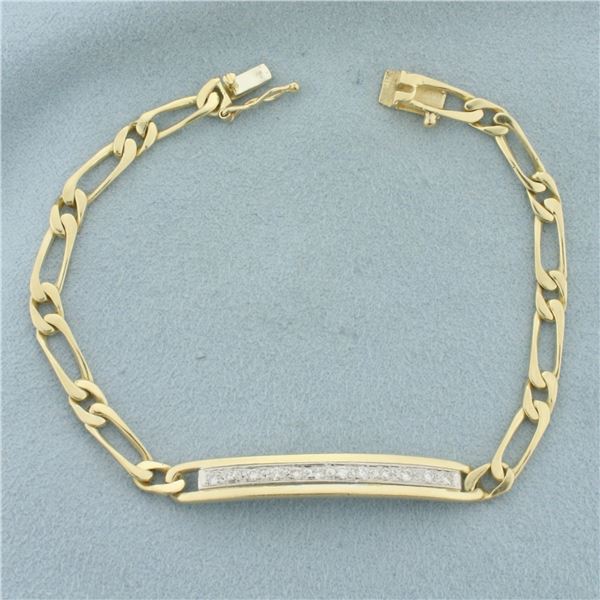 Diamond Bracelet in 14k Yellow Gold