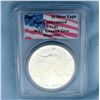 Image 1 : WTC Ground Zero Recovery Silver Eagle Coin PCGS