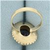 Image 5 : Color Changing Lab Alexandrite Solitaire Ring in 14k Yellow Gold