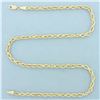 Image 1 : 16 Inch Rope Link Chain Necklace in 14k Yellow Gold