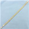 Image 1 : Heart Link Rope Bracelet in 14k Yellow Gold