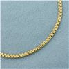 Image 2 : Italian Boston Link Bracelet in 14k Yellow Gold