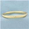 Image 1 : Floral Design Bangle Bracelet in 14k Yellow Gold