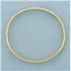 Image 2 : Floral Design Bangle Bracelet in 14k Yellow Gold