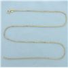 Image 1 : 18 Inch Box Link Chain Necklace in 18k Yellow Gold