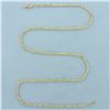 Image 1 : 18 Inch Rope Link Chain Necklace in 10k Yellow Gold