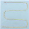 Image 1 : 20 Inch Italian Rope Link Chain Necklace in 14k Yellow Gold