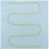 Image 1 : 26 Inch Rope Link Chain Necklace in 14k Yellow Gold