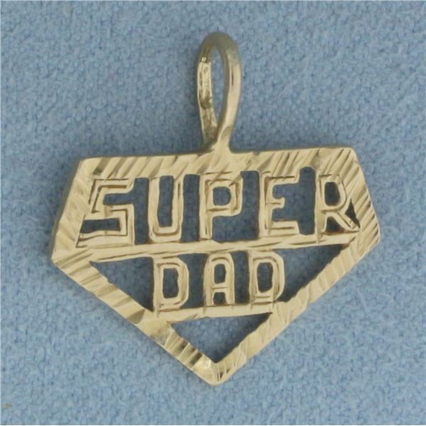 Super Dad Pendant in 14k Yellow Gold