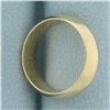 Image 2 : Half Dome Wedding Band Ring in 14k Yellow Gold