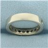 Image 4 : Sapphire and Diamond Stacking Band Ring in 14k White Gold