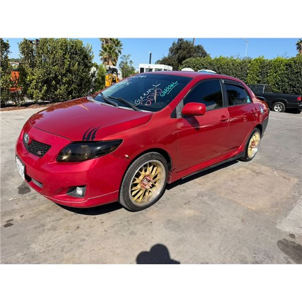 TOYT COROLLA  2010 SALV T/DONATION