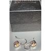 Image 1 : D Jewellery Silver Drop Earrings With Clear Stones, 2.9g