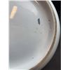 Image 3 : Hand-Painted Floral Porcelain Pitcher and Bowl Set with Green Handle, Bowl 15 in, Pitcher 13 in