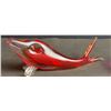 Image 2 : Four Assorted Art Glass Miniatures: Whale, Bird, Dish, Ship
