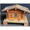 Image 5 : 6 Swiss Chalet Figurines, Carved Pipe, Coin Purse, Wallet, Textiles