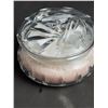 Image 3 : Glass and Decorative Vanity Items Including Perfume Atomizer and Candlesticks