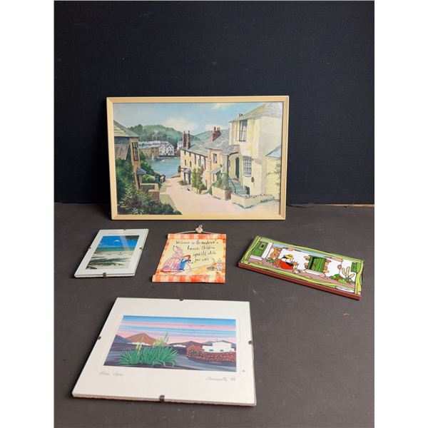 5 Fuerteventura-Themed Mini Prints And Wall Plaques
