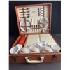 Image 1 : Siram England Picnic Set with Plates, Cutlery, Cups, Flasks, and Storage Boxes