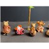 Image 2 : Figurines and Miniatures Including Mice, Clown, Wooden Shoes and Bud Vase