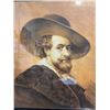 Image 5 : Framed Portrait Print, Gentleman in Hat, L.P. Brownlow Nottingham Label, 67x67cm