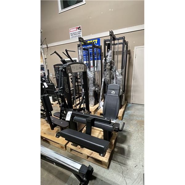 GYMLECO 341 COMMERCIAL SEATED LEG CURL MACHINE