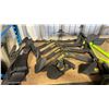 Image 5 : SHELF OF ASSORTED PULL DOWN HANDLES, BARS & COMMERCIAL EXERCISE ATTACHMENTS