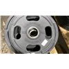 Image 2 : 8 AMERICAN BARBELL COMMERCIAL EXERCISE RUBBER OLYMPIC PLATES 2-45LB, 2-35LB, 2-25LB & 2-10LB