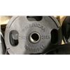Image 4 : 8 AMERICAN BARBELL COMMERCIAL EXERCISE RUBBER OLYMPIC PLATES 2-35LB, 2-25LB & 4-10LB