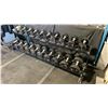 Image 2 : ATLANTIS STRENGTH S-187 COMMERCIAL 10 PAIR DUMBBELL RACK WITH UMAX DUMBBELL WEIGHTS (5LB-50LB)