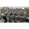 Image 5 : ATLANTIS STRENGTH S-187 COMMERCIAL 10 PAIR DUMBBELL RACK WITH UMAX DUMBBELL WEIGHTS (5LB-50LB)