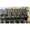 Image 6 : ATLANTIS STRENGTH S-187 COMMERCIAL 10 PAIR DUMBBELL RACK WITH UMAX DUMBBELL WEIGHTS (5LB-50LB)