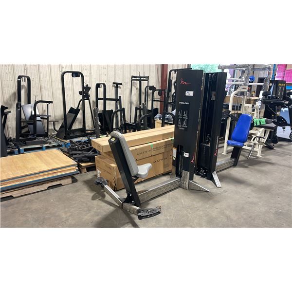 FREEMOTION COMMERCIAL SEATED CABLE PULL SHOULDER MACHINE *MISSING WEIGHT SELECTOR PIN*