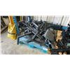 Image 1 : PALLET OF COMMERCIAL EXERCISE MACHINE STEEL FRAME PARTS