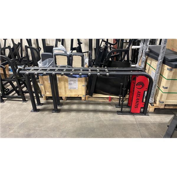 ATLANTIS STRENGTH COMMERCIAL WALL MOUNT POWER RACK- 2 PCS