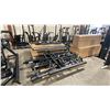 Image 1 : LARGE PALLET OF MATRIX GYM FLOORING PANELS & ASSORTED COMMERCIAL SMITH RACK PARTS