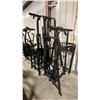 Image 1 : GROUP OF COMMERCIAL EXERCISE MACHINE STEEL FRAME & ASSORTED PARTS